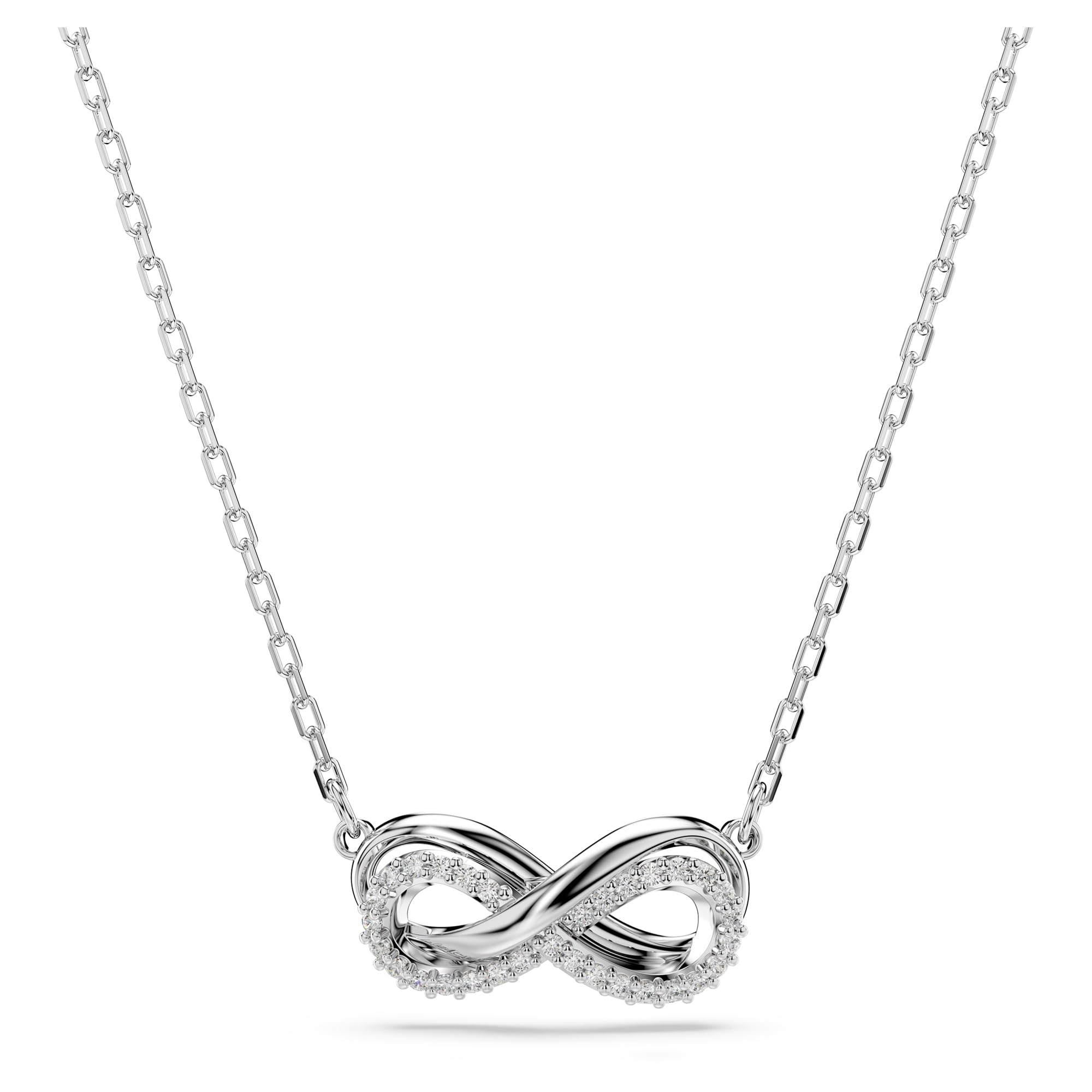 Foto 2 pulgar | Collar Con Colgante De Hipérbola De Swarovski Con Símbolo De Infinito - Venta Internacional.
