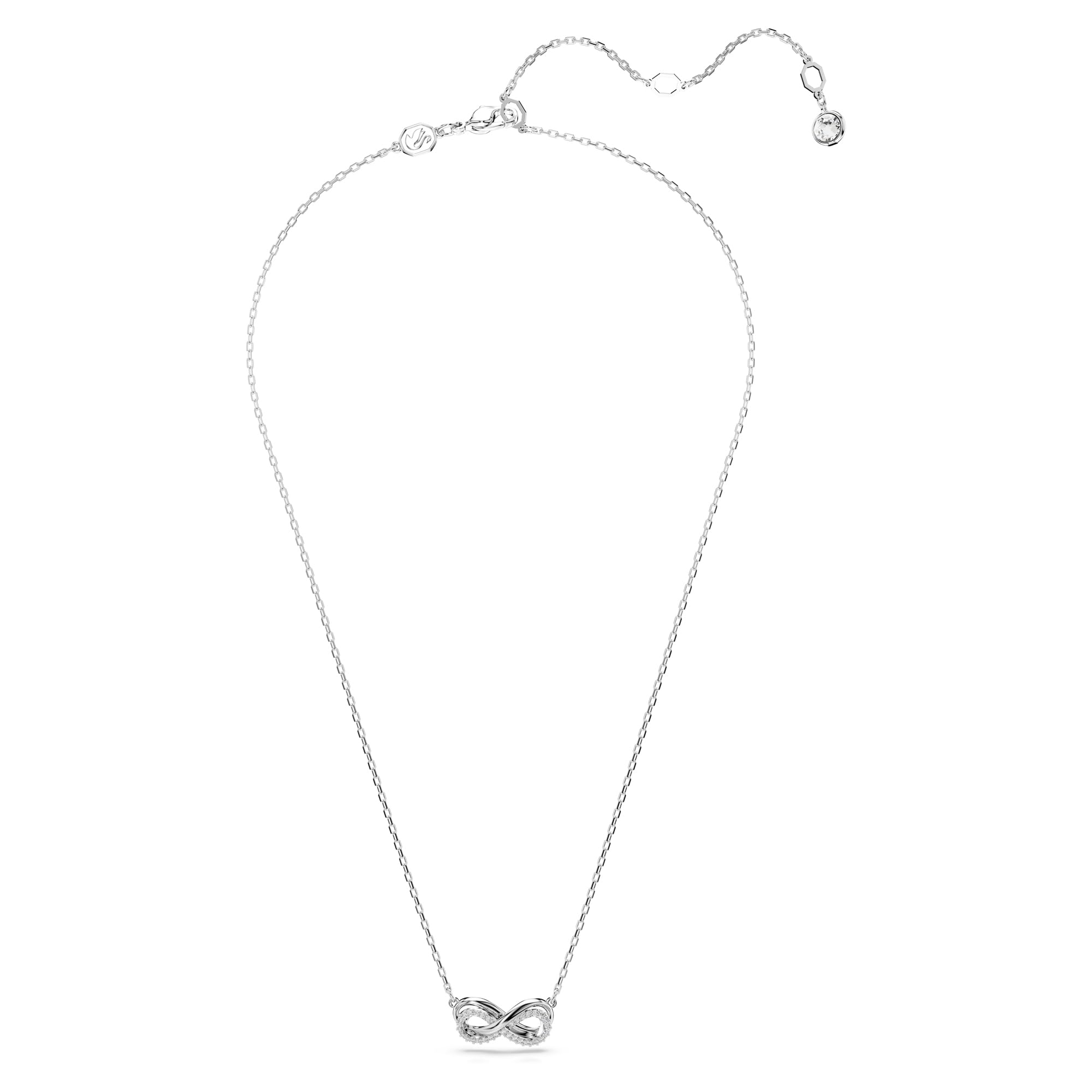 Foto 3 pulgar | Collar Con Colgante De Hipérbola De Swarovski Con Símbolo De Infinito - Venta Internacional.