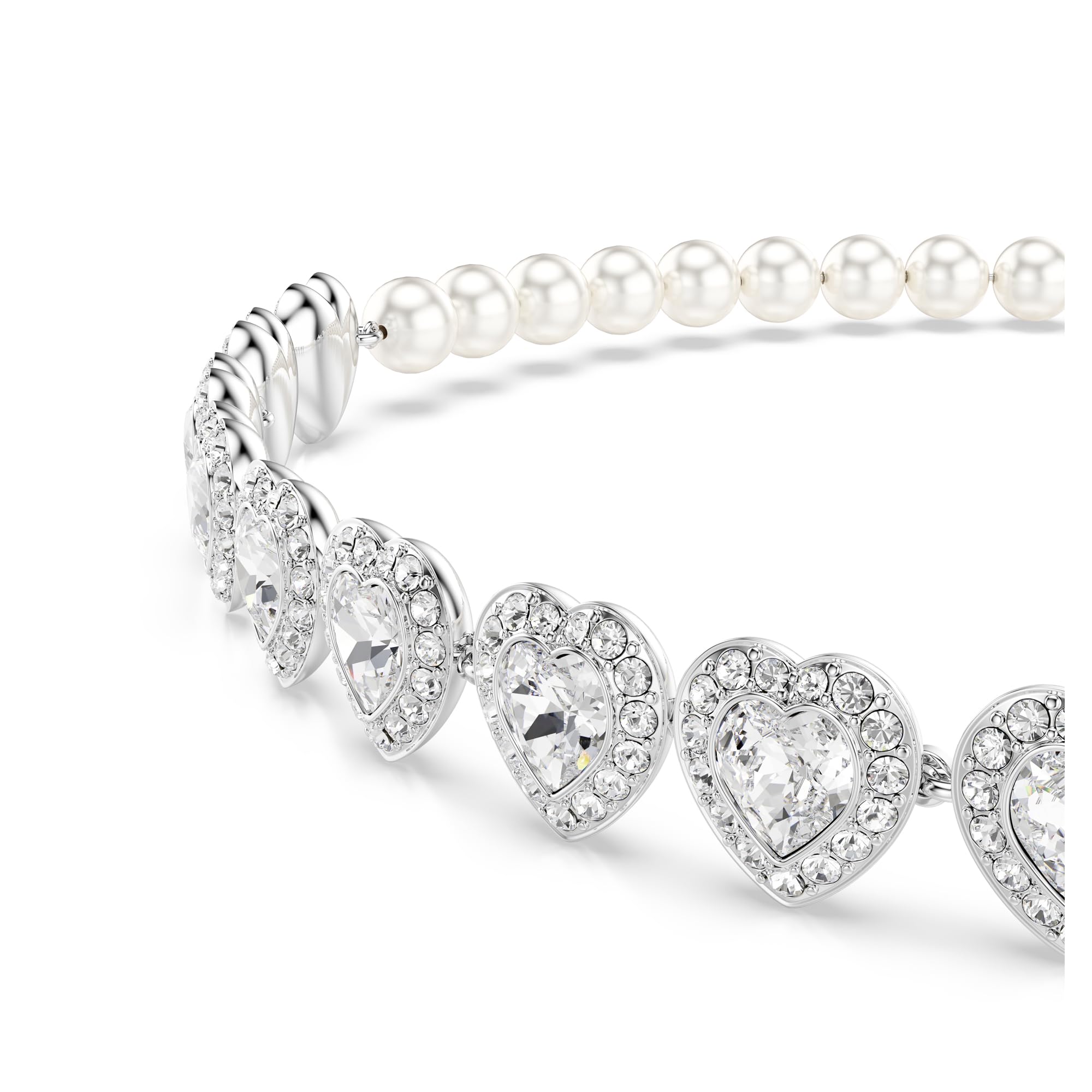 Foto 5 pulgar | Gargantilla De Cristal Con Forma De Corazón Angelical De Swarovski Ariana Grande - Venta Internacional.