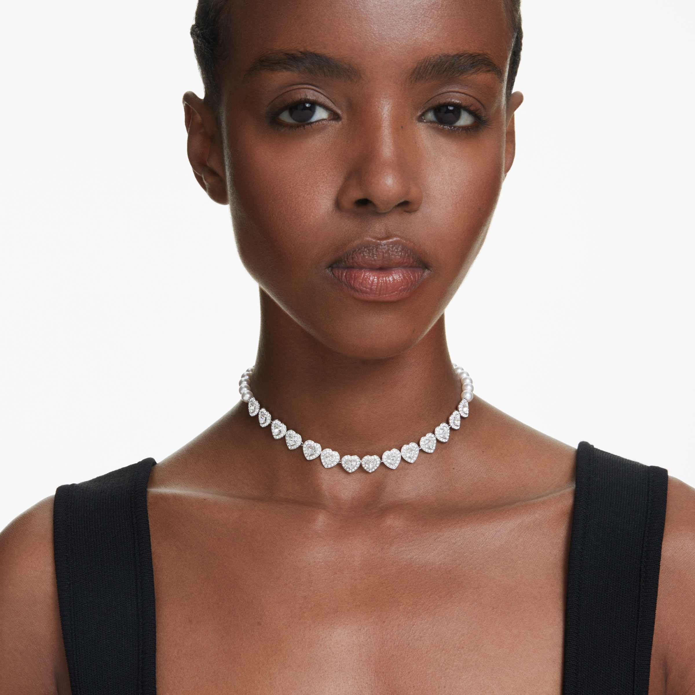 Foto 6 | Gargantilla De Cristal Con Forma De Corazón Angelical De Swarovski Ariana Grande - Venta Internacional.