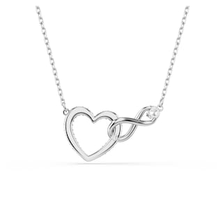 Foto 4 | Collar Con Colgante De Hipérbola De Swarovski En Forma De Corazón Infinito - Venta Internacional.