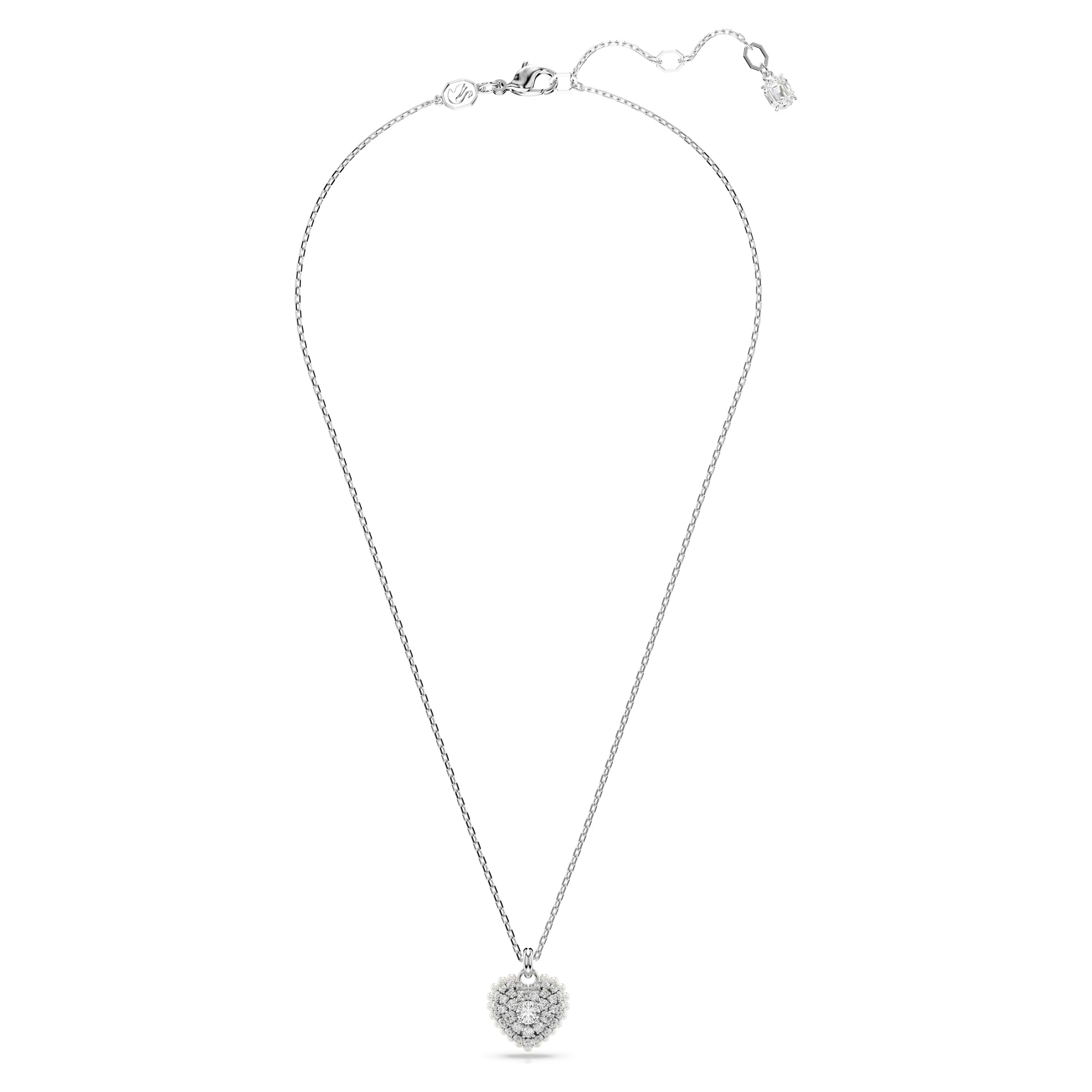 Foto 3 pulgar | Collar Con Colgante Idyllia De Swarovski En Forma De Corazón Con Cristales Transparentes - Venta Internacional.