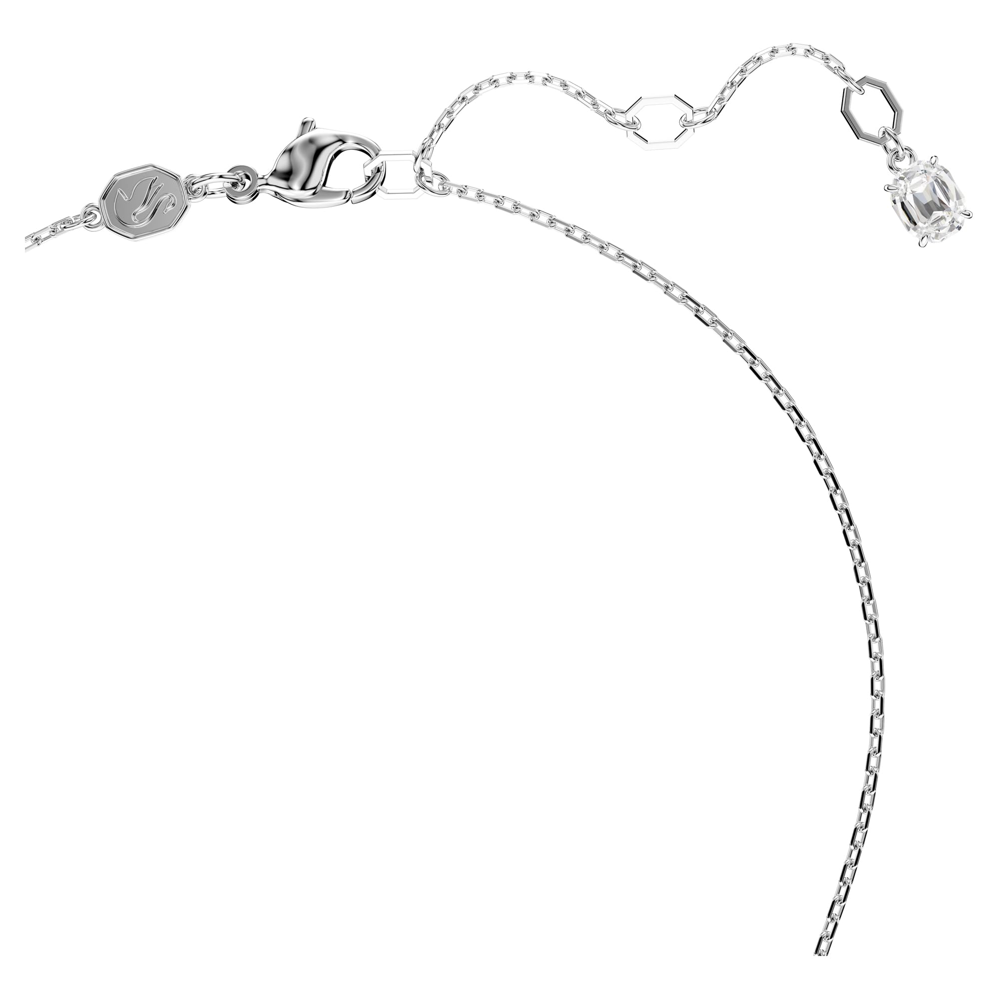 Foto 4 pulgar | Collar Con Colgante Idyllia De Swarovski En Forma De Corazón Con Cristales Transparentes - Venta Internacional.