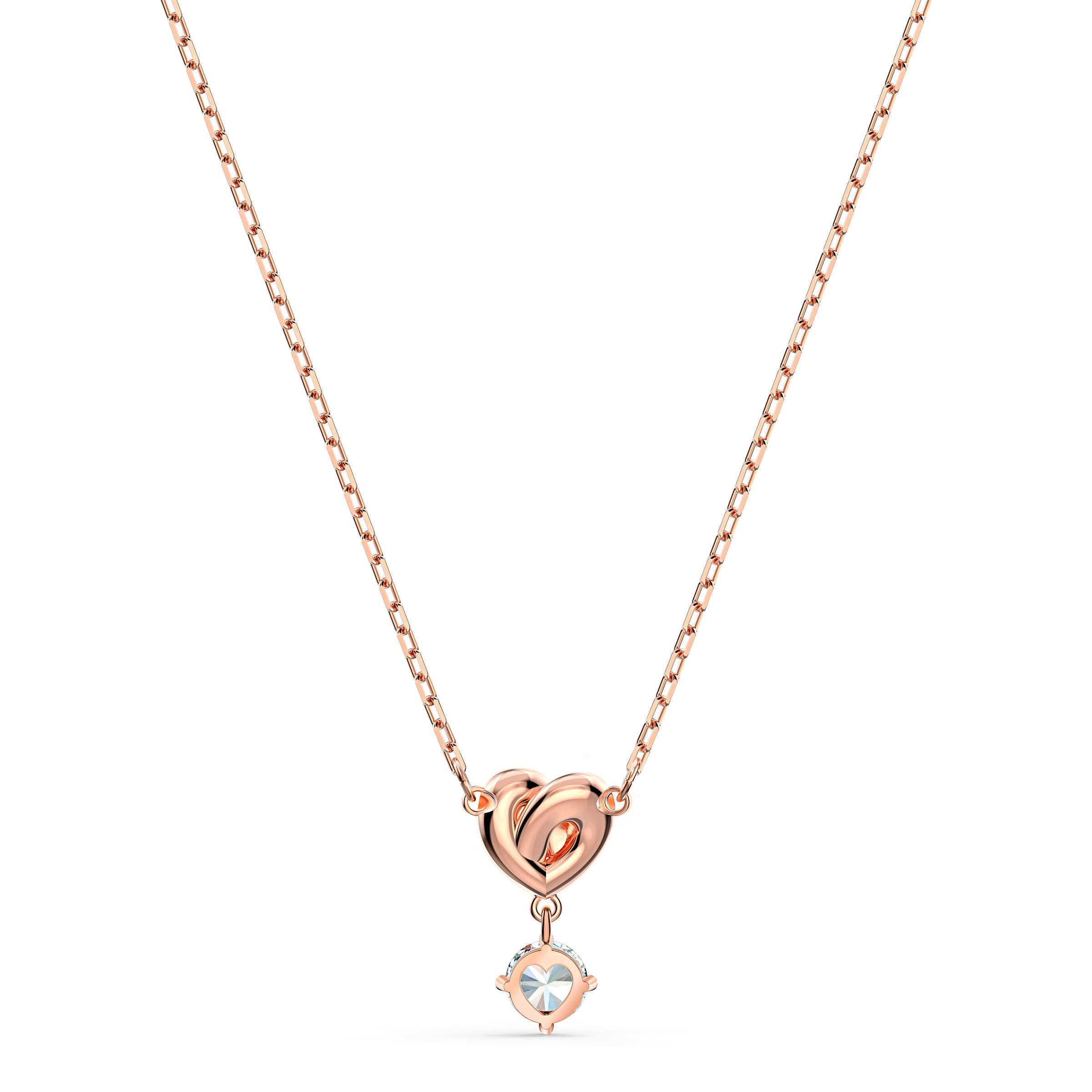 Foto 4 | Collar Swarovski Con Colgante En Forma De Corazón Para Toda La Vida, Tono Oro Rosa - Venta Internacional.