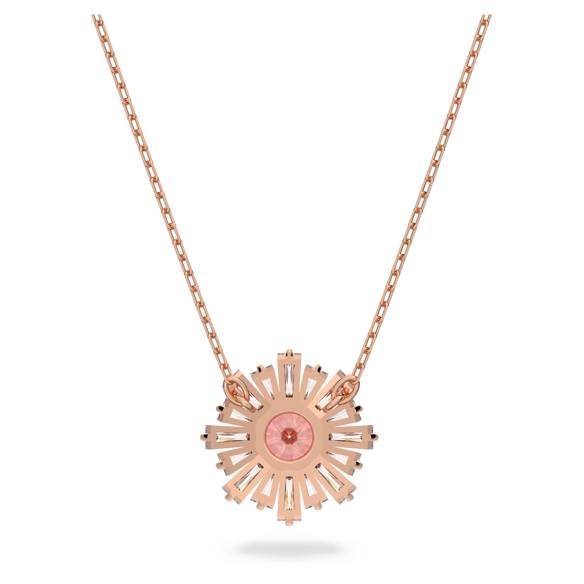 Foto 6 pulgar | Collar Con Colgante Swarovski Sunshine Con Cristal Rosa Y Transparente - Venta Internacional.
