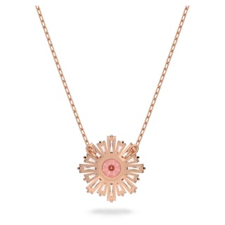 Foto 5 | Collar Con Colgante Swarovski Sunshine Con Cristal Rosa Y Transparente - Venta Internacional.