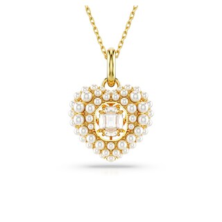 Foto 1 | Collar Con Colgante Idyllia De Swarovski En Forma De Corazón Con Piedra Octogonal Transparente - Venta Internacional.