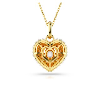 Foto 4 | Collar Con Colgante Idyllia De Swarovski En Forma De Corazón Con Piedra Octogonal Transparente - Venta Internacional.