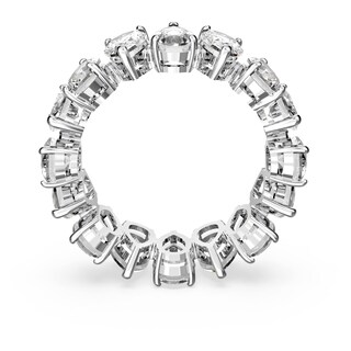 Foto 4 | Anillo Swarovski Pear Vittore Con Cristal Blanco Bañado En Rodio - Venta Internacional.