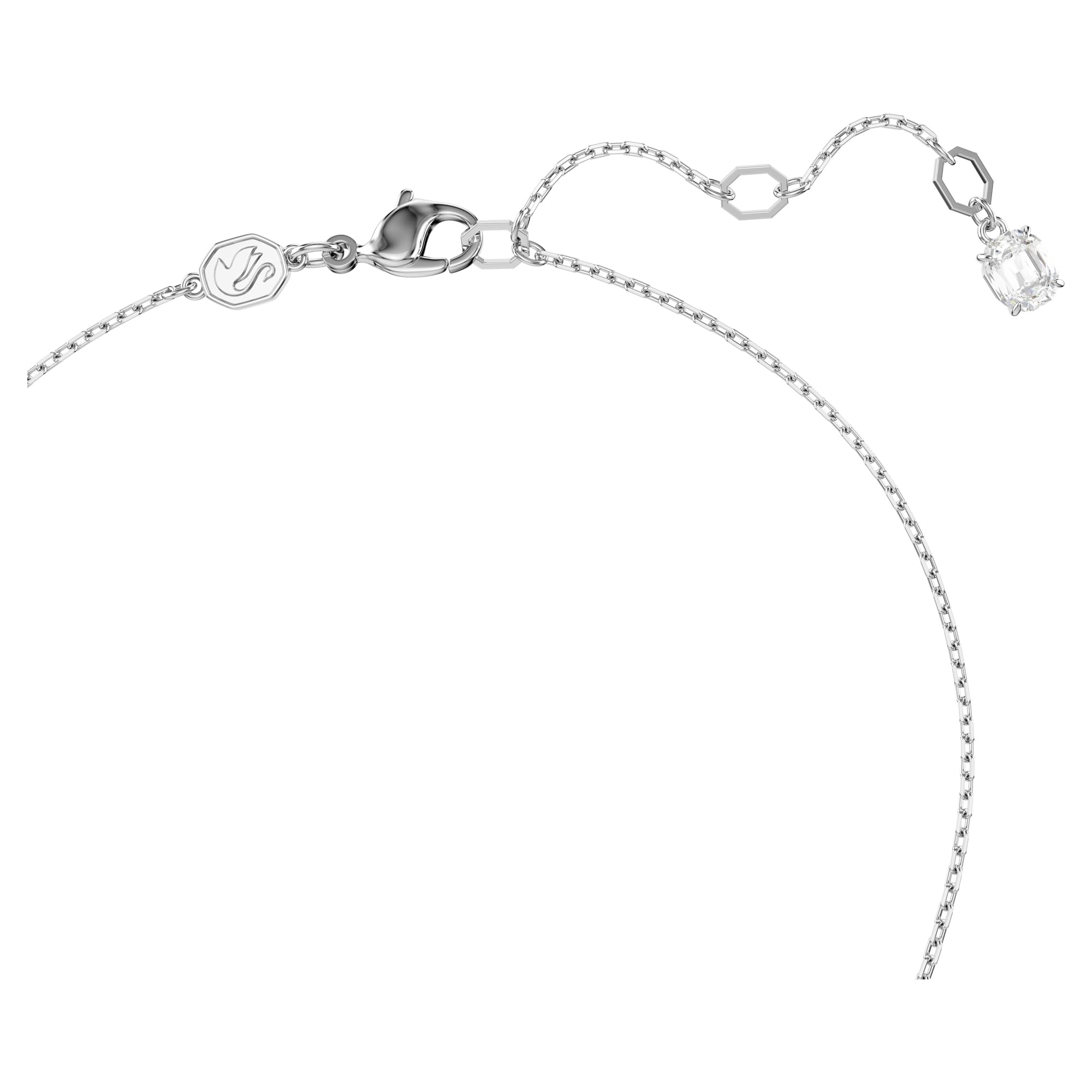 Foto 4 pulgar | Collar Con Colgante Idyllia De Swarovski En Forma De Corazón Y Cristal Azul - Venta Internacional.