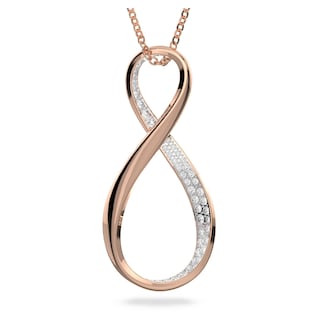 Foto 1 | Collar Swarovski Exist Con Colgante Infinito En Oro Rosa Blanco - Venta Internacional.