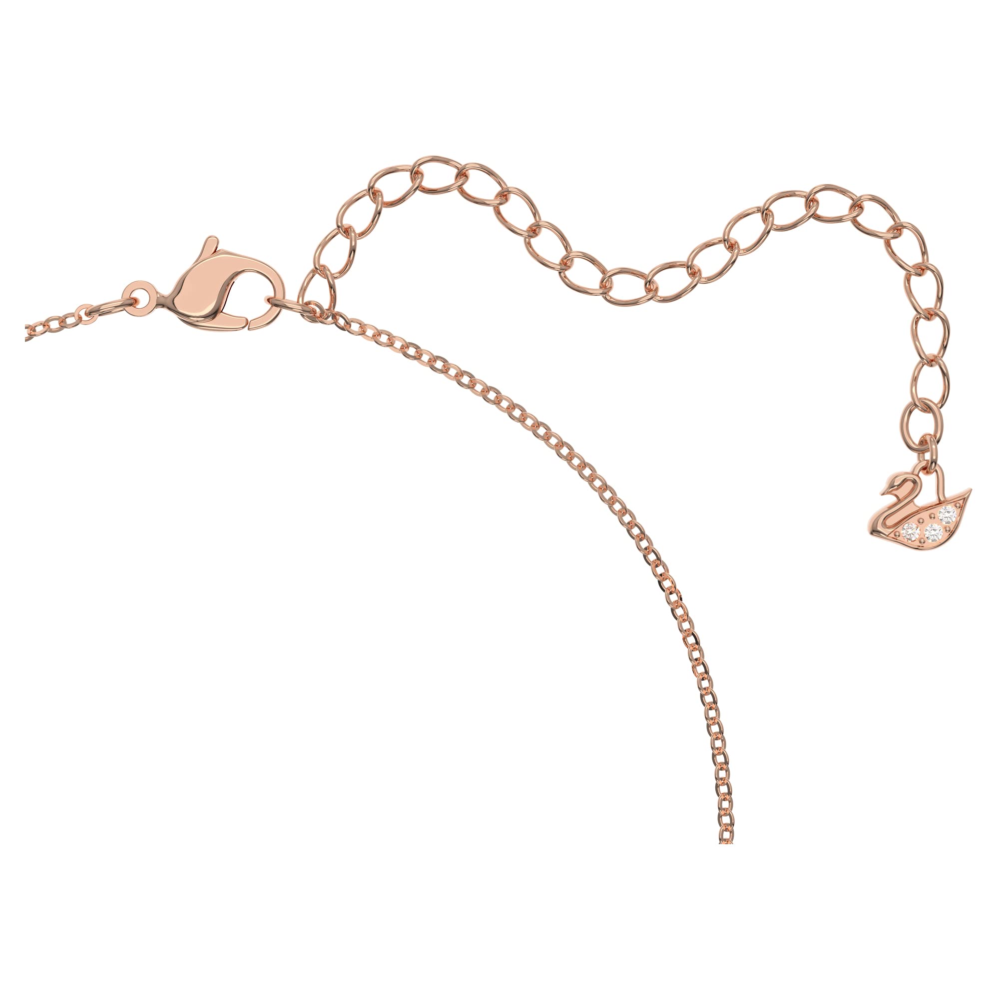 Foto 4 pulgar | Collar Swarovski Exist Con Colgante Infinito En Oro Rosa Blanco - Venta Internacional.