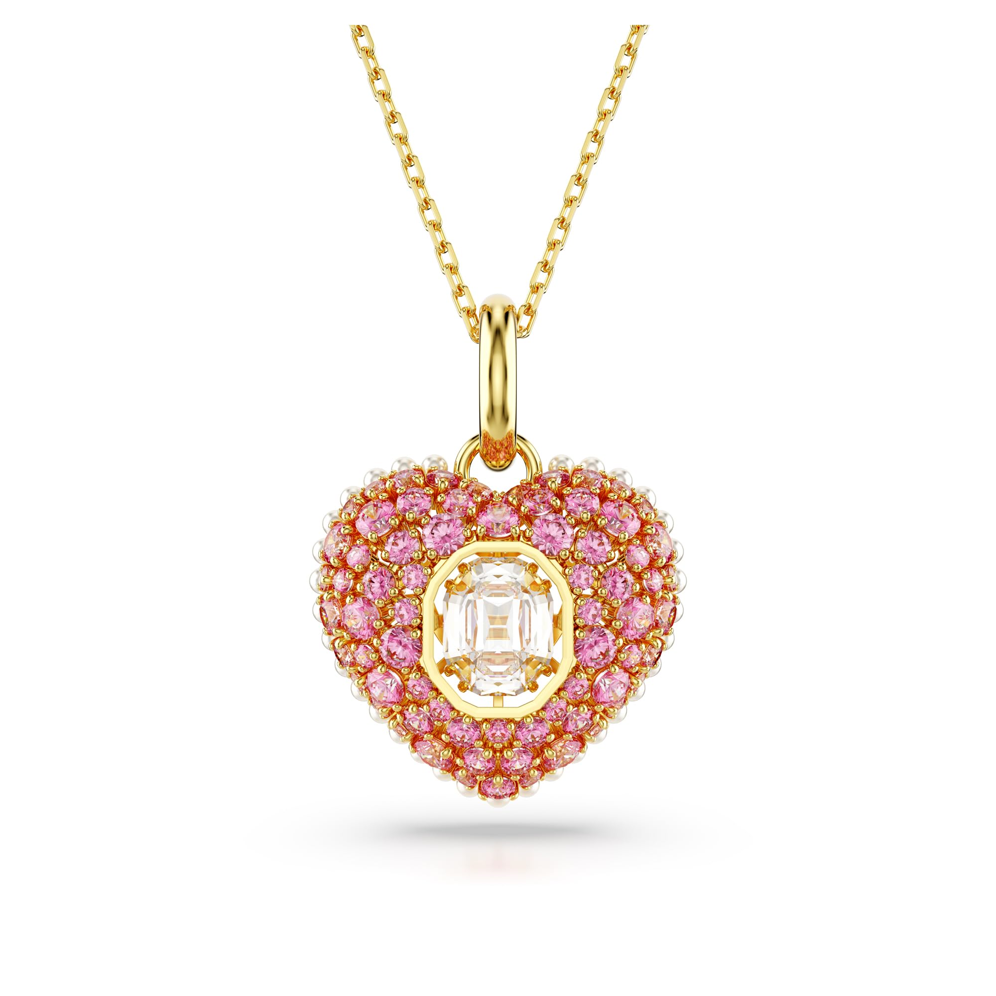 Collar Con Colgante Idyllia De Swarovski, Perla De Cristal, Tono Dorado - Venta Internacional.