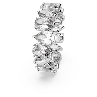 Foto 3 | Anillo Swarovski Pear Vittore Con Cristal Blanco Bañado En Rodio - Venta Internacional.