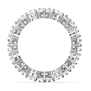 Foto 4 | Anillo Swarovski Pear Vittore Con Cristal Blanco Bañado En Rodio - Venta Internacional.