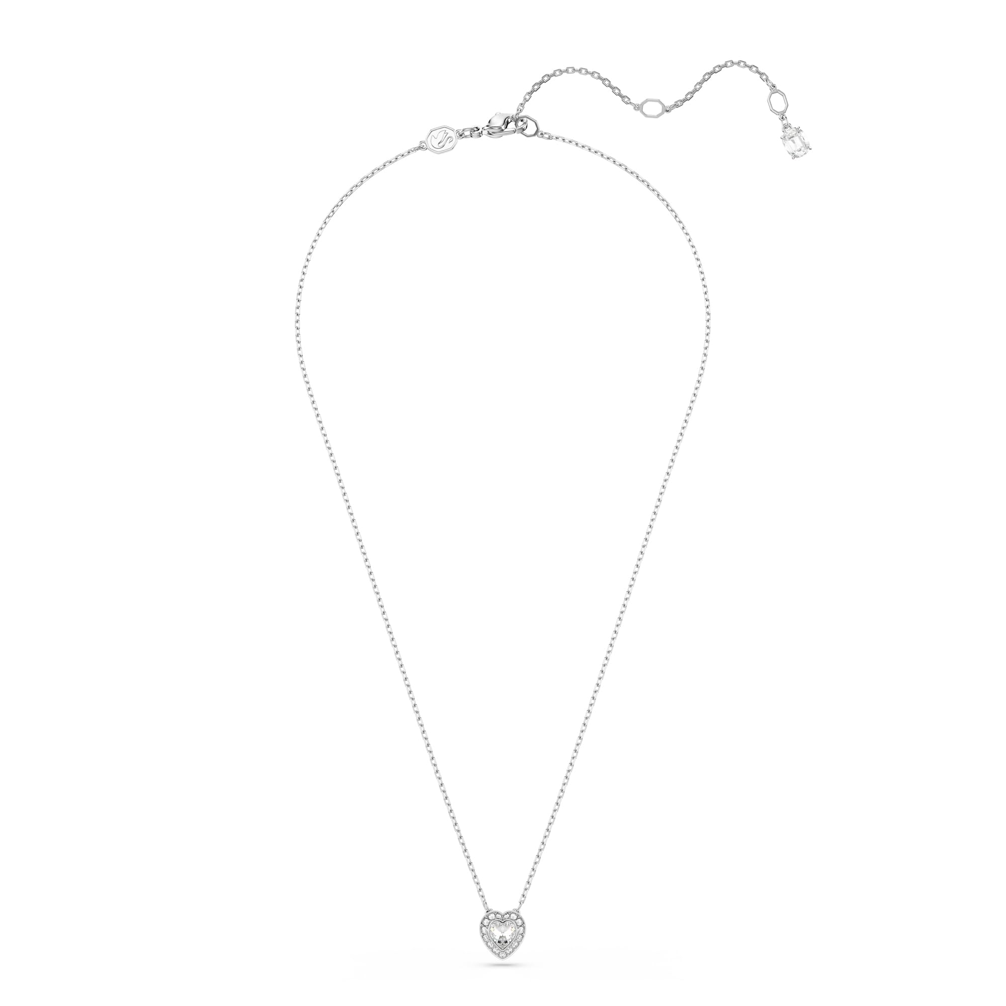 Foto 2 | Collar Swarovski Ariana Grande Con Forma De Corazón De Cristal Angelical - Venta Internacional.