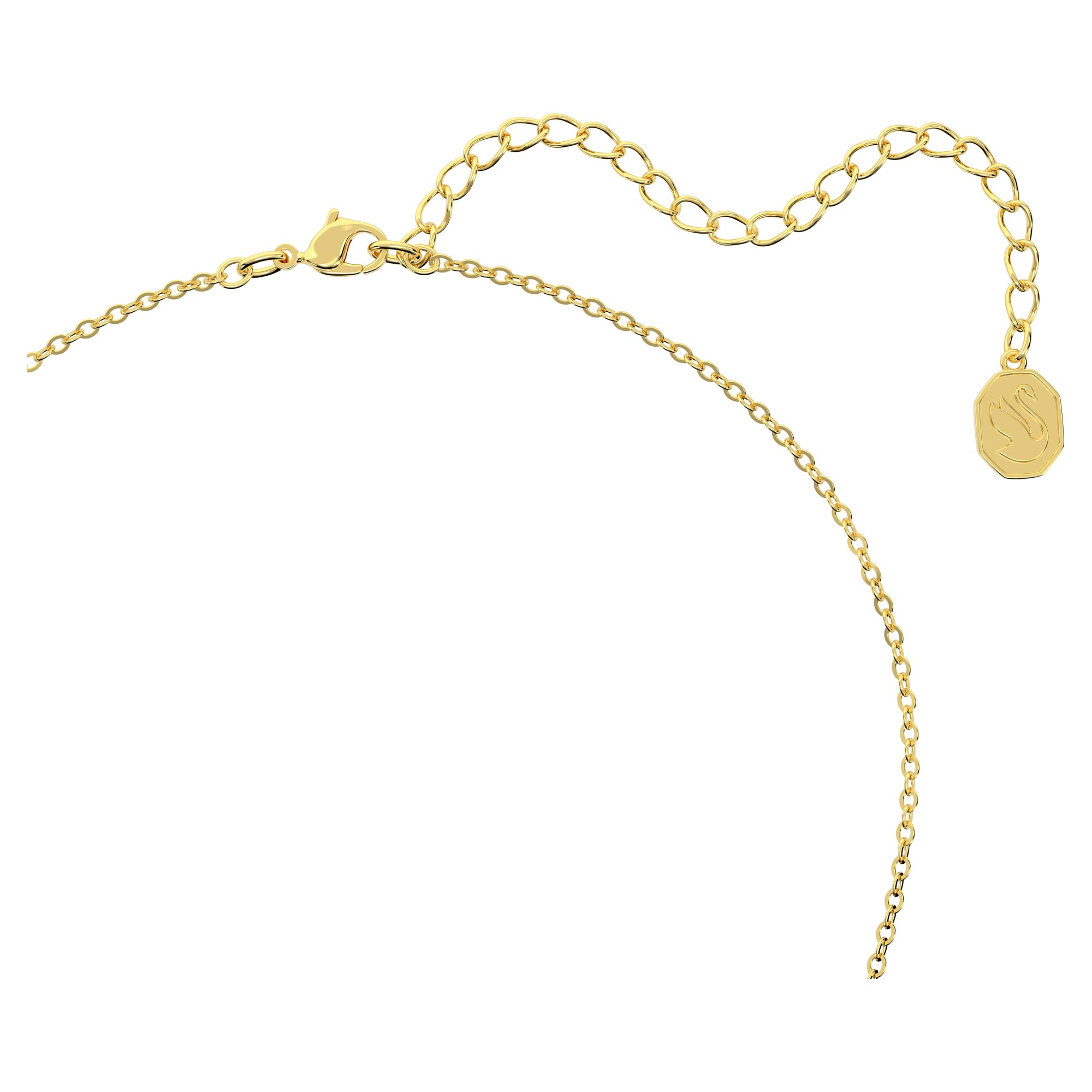 Foto 4 pulgar | Colgante Bella V De Swarovski Con Cristal Dorado - Venta Internacional.