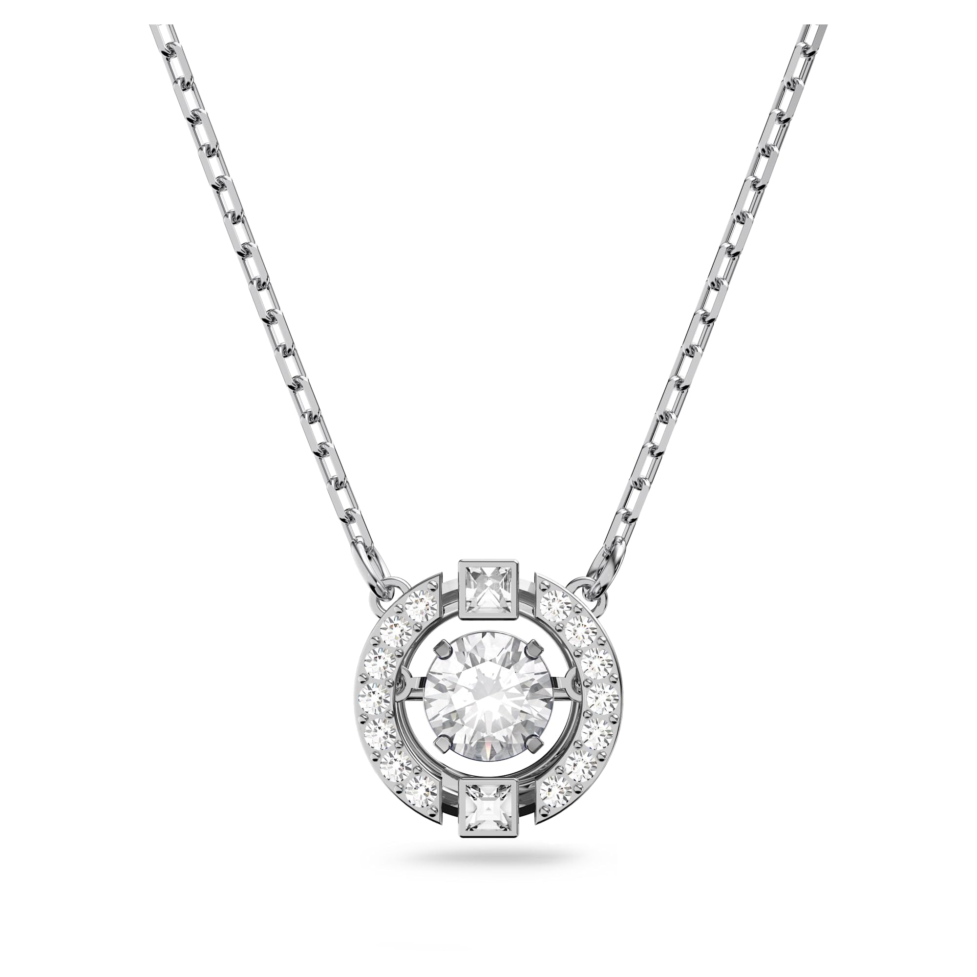 Foto 1 | Collar Swarovski Una Con Colgante Para Mujer En Cristal Azul Rodio - Venta Internacional.