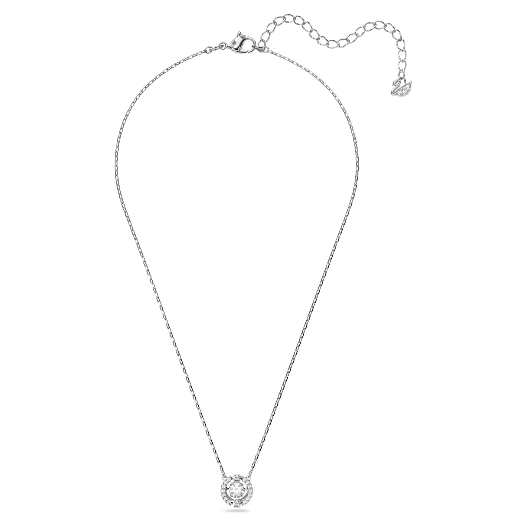 Foto 3 pulgar | Collar Swarovski Una Con Colgante Para Mujer En Cristal Azul Rodio - Venta Internacional.