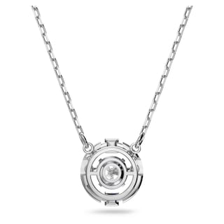 Foto 4 | Collar Swarovski Una Con Colgante Para Mujer En Cristal Azul Rodio - Venta Internacional.