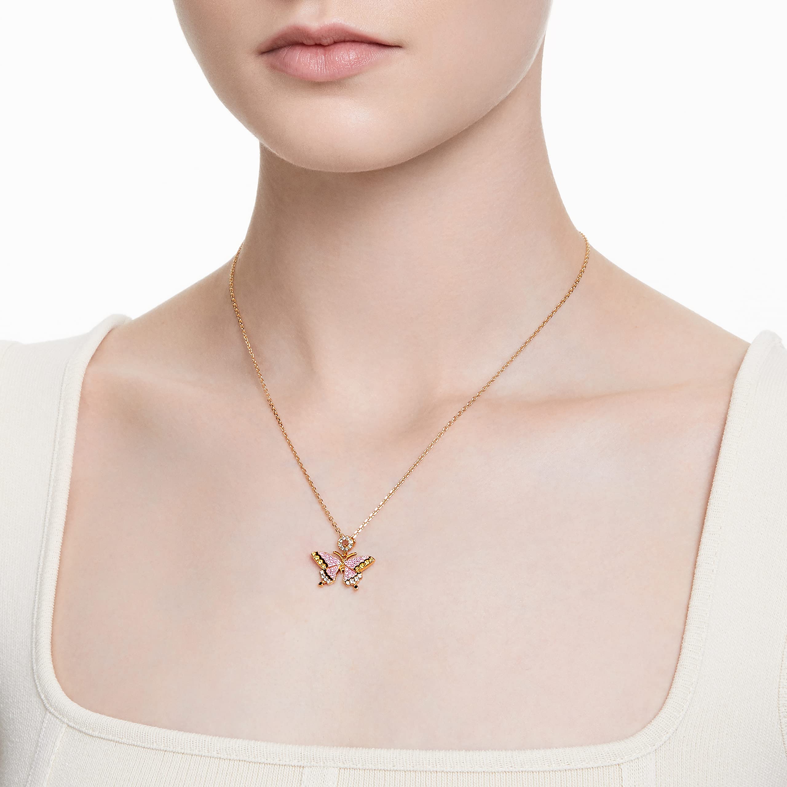 Foto 5 | Collar Con Colgante Idyllia De Swarovski Con Motivo De Mariposas - Venta Internacional.