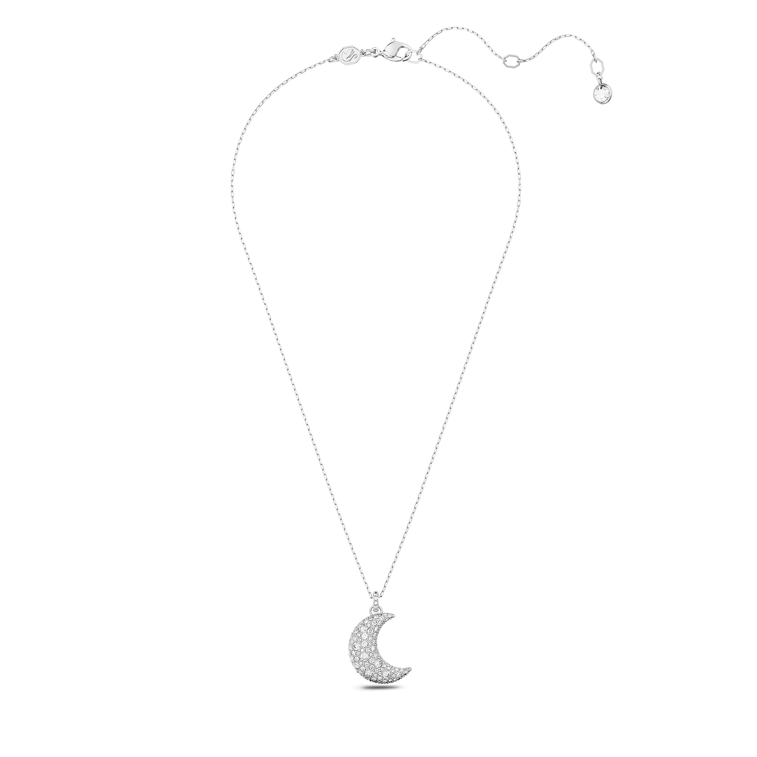 Foto 2 | Colgante Swarovski Sublima Con Luna Creciente De Rodio - Venta Internacional.