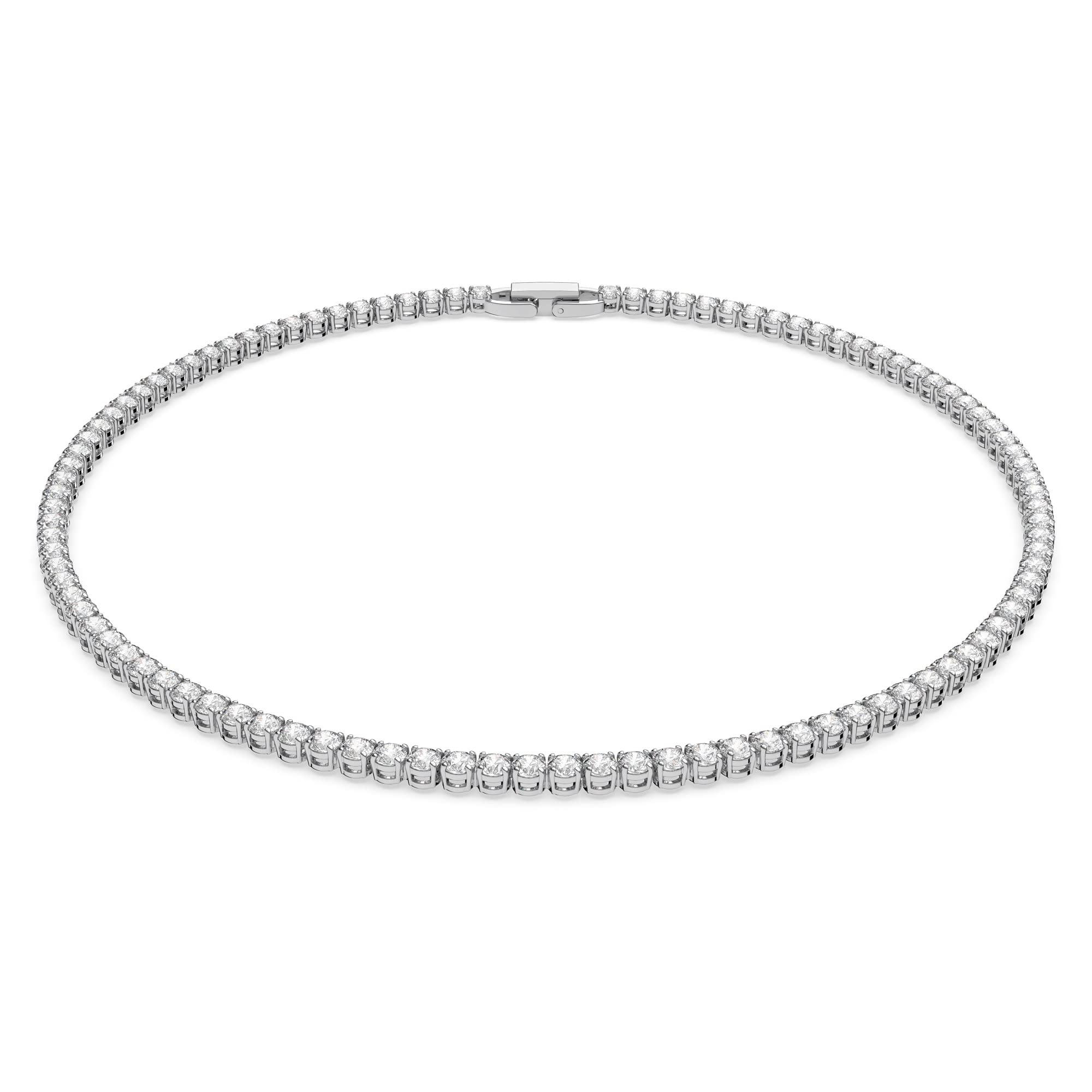 Foto 1 | Collar Swarovski Tennis Deluxe Versátil Con Cristales Transparentes - Venta Internacional.