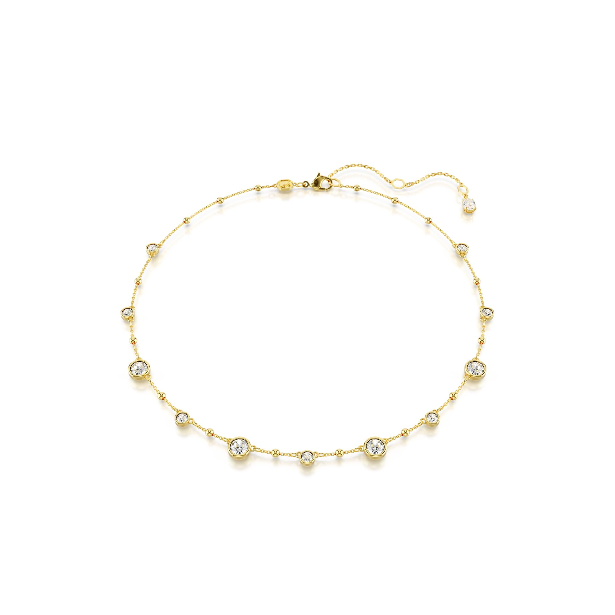 Foto 2 pulgar | Collar Swarovski Imber Scattered Design Con Cristales En Tono Dorado - Venta Internacional.
