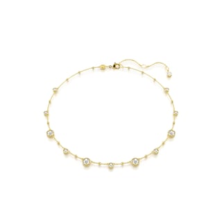 Foto 1 | Collar Swarovski Imber Scattered Design Con Cristales En Tono Dorado - Venta Internacional.