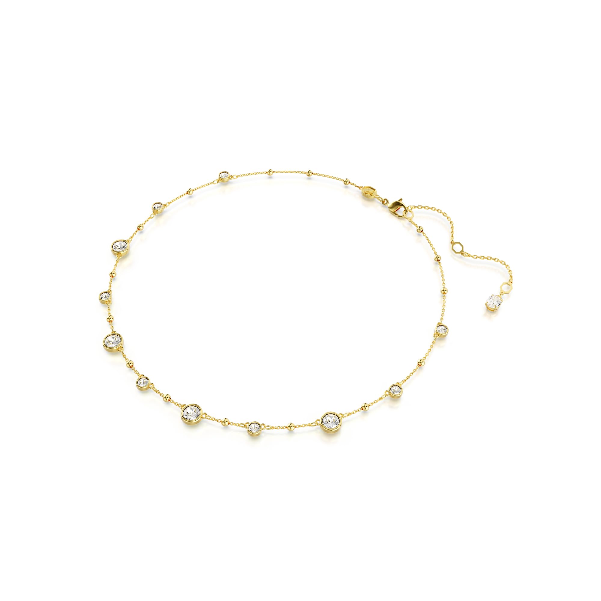 Foto 3 pulgar | Collar Swarovski Imber Scattered Design Con Cristales En Tono Dorado - Venta Internacional.