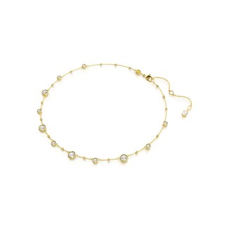 Foto 2 | Collar Swarovski Imber Scattered Design Con Cristales En Tono Dorado - Venta Internacional.