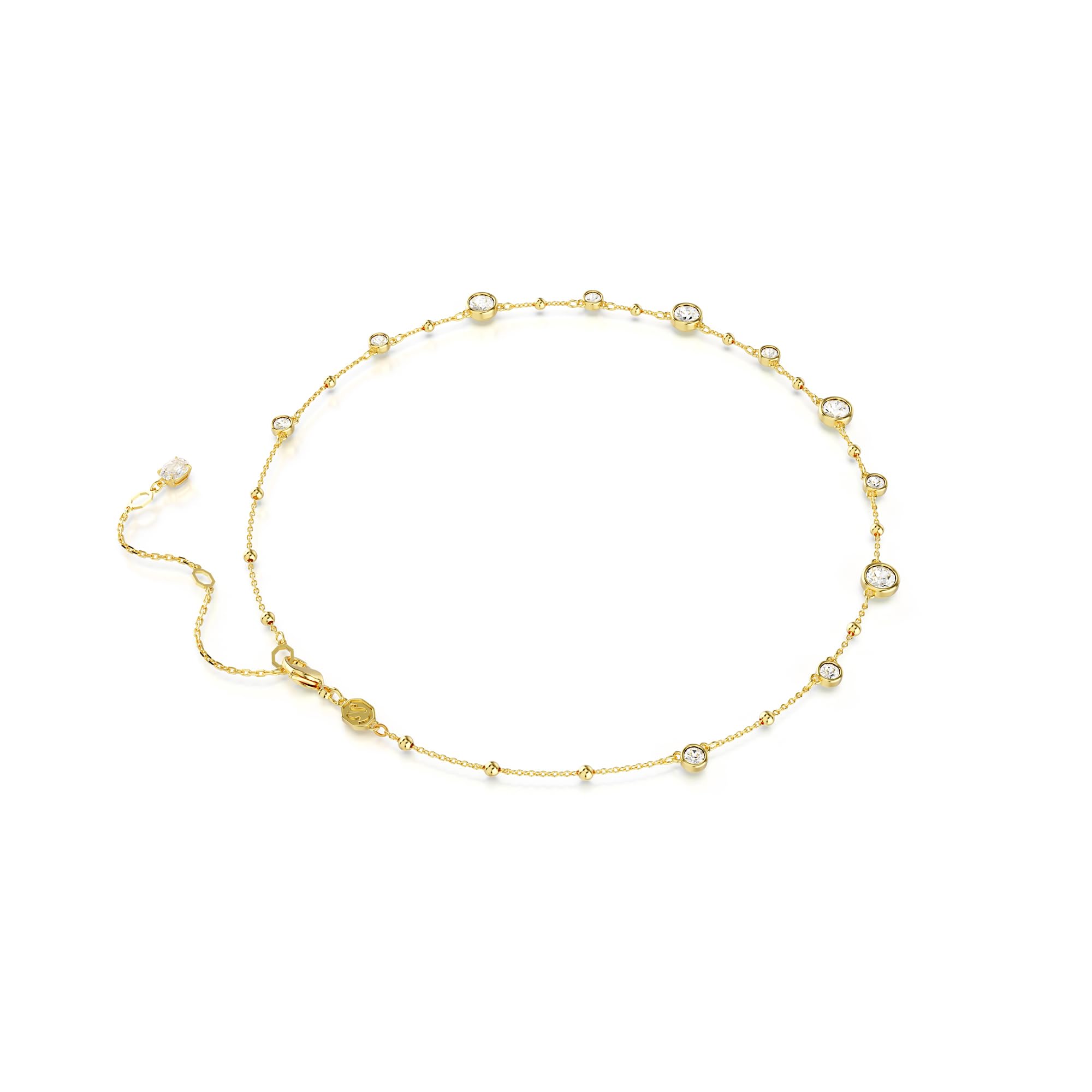 Foto 5 pulgar | Collar Swarovski Imber Scattered Design Con Cristales En Tono Dorado - Venta Internacional.
