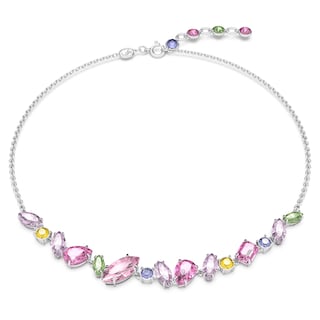 Foto 1 | Conjunto De Joyas: Collar, Pendientes Y Pulsera Con Forma De Flor De Gema De Swarovski - Venta Internacional.
