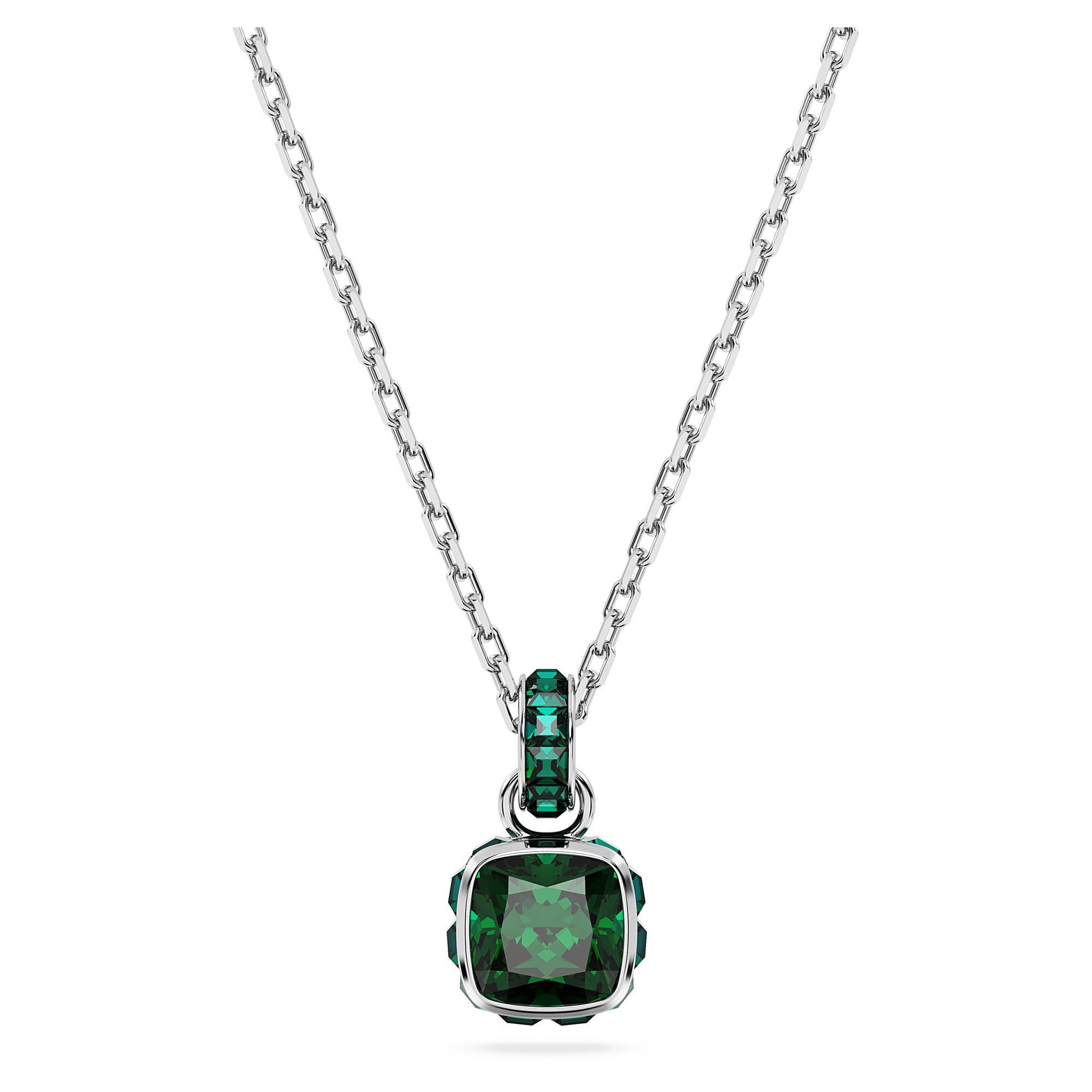 Foto 2 pulgar | Colgante De Cristal Verde Con Piedra Natal De Mayo De Swarovski - Venta Internacional.