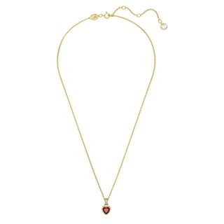 Foto 2 | Collar Con Colgante Swarovski Chroma En Forma De Corazón, Cristal Rojo, Tono Dorado - Venta Internacional.