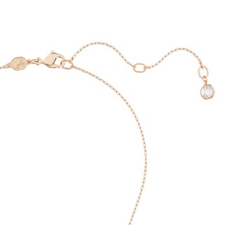 Foto 3 | Collar Swarovski Sublima Moon Con Cristales Oscuros, Oro Rosa - Venta Internacional.