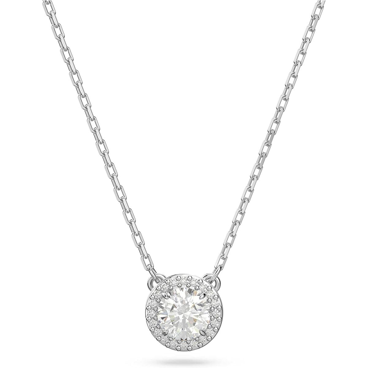 Foto 1 | Collar Con Colgante Swarovski Constella Con Cristales Transparentes De Rodio - Venta Internacional.