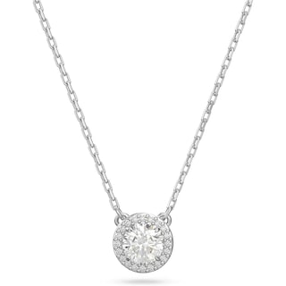 Foto 1 | Collar Con Colgante Swarovski Constella Con Cristales Transparentes De Rodio - Venta Internacional.