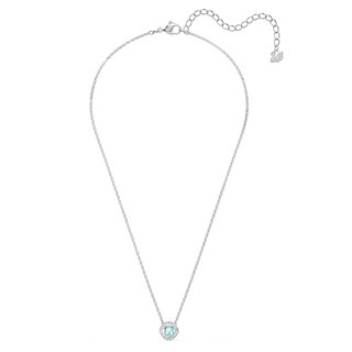 Foto 2 | Collar Swarovski Una Angelic Con Cristales Transparentes Y Aguamarina - Venta Internacional.