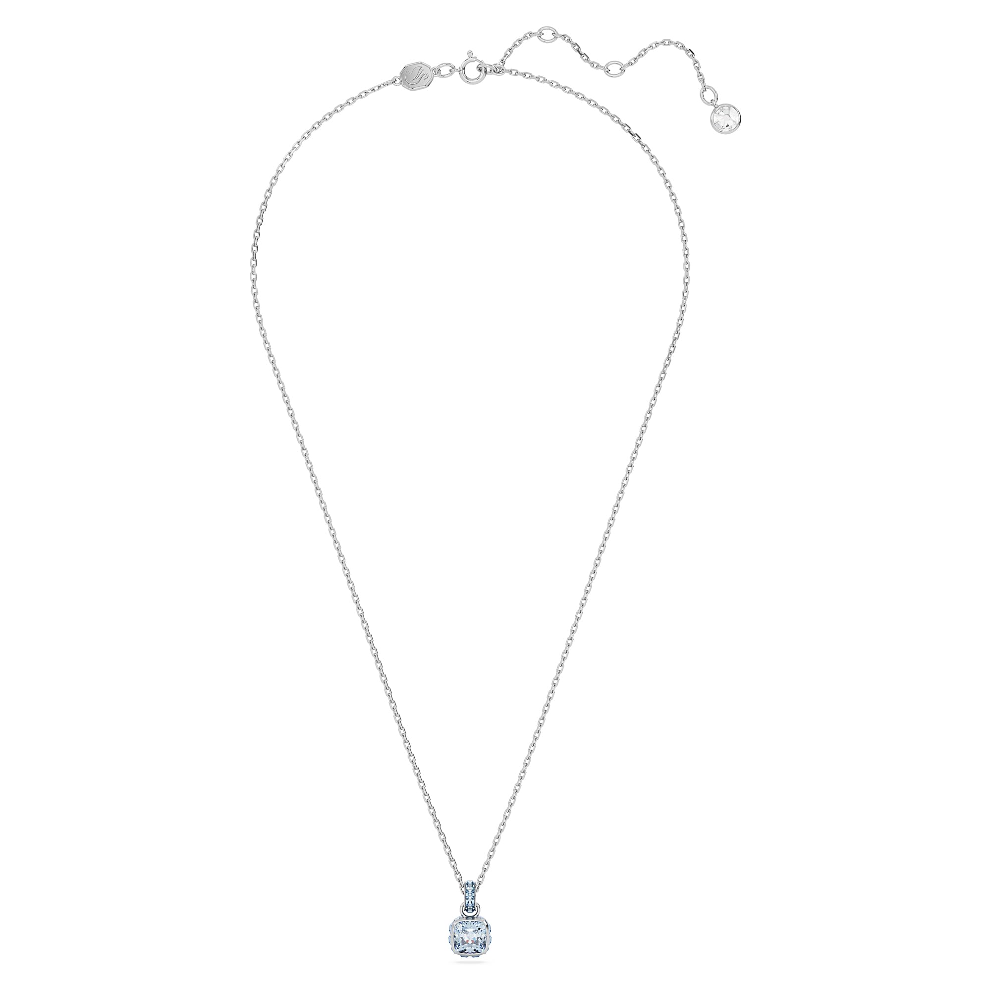 Foto 2 | Collar Con Piedra Natal De Marzo De Swarovski Con Piedra Azul Y Cristales - Venta Internacional.