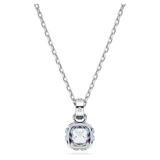 Foto 4 | Collar Con Piedra Natal De Marzo De Swarovski Con Piedra Azul Y Cristales - Venta Internacional.