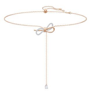 Foto 1 | Colgante Swarovski Con Forma De Lazo Para Toda La Vida Con Cristal Blanco - Venta Internacional.
