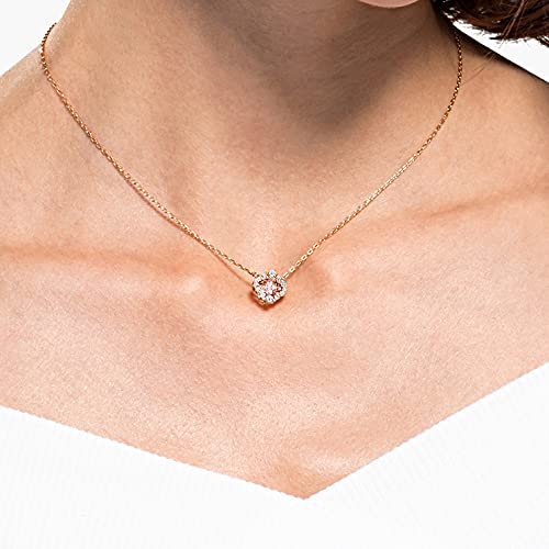 Foto 5 | Colgante De Trébol Swarovski Una Con Cristales Rosas Y Blancos - Venta Internacional.