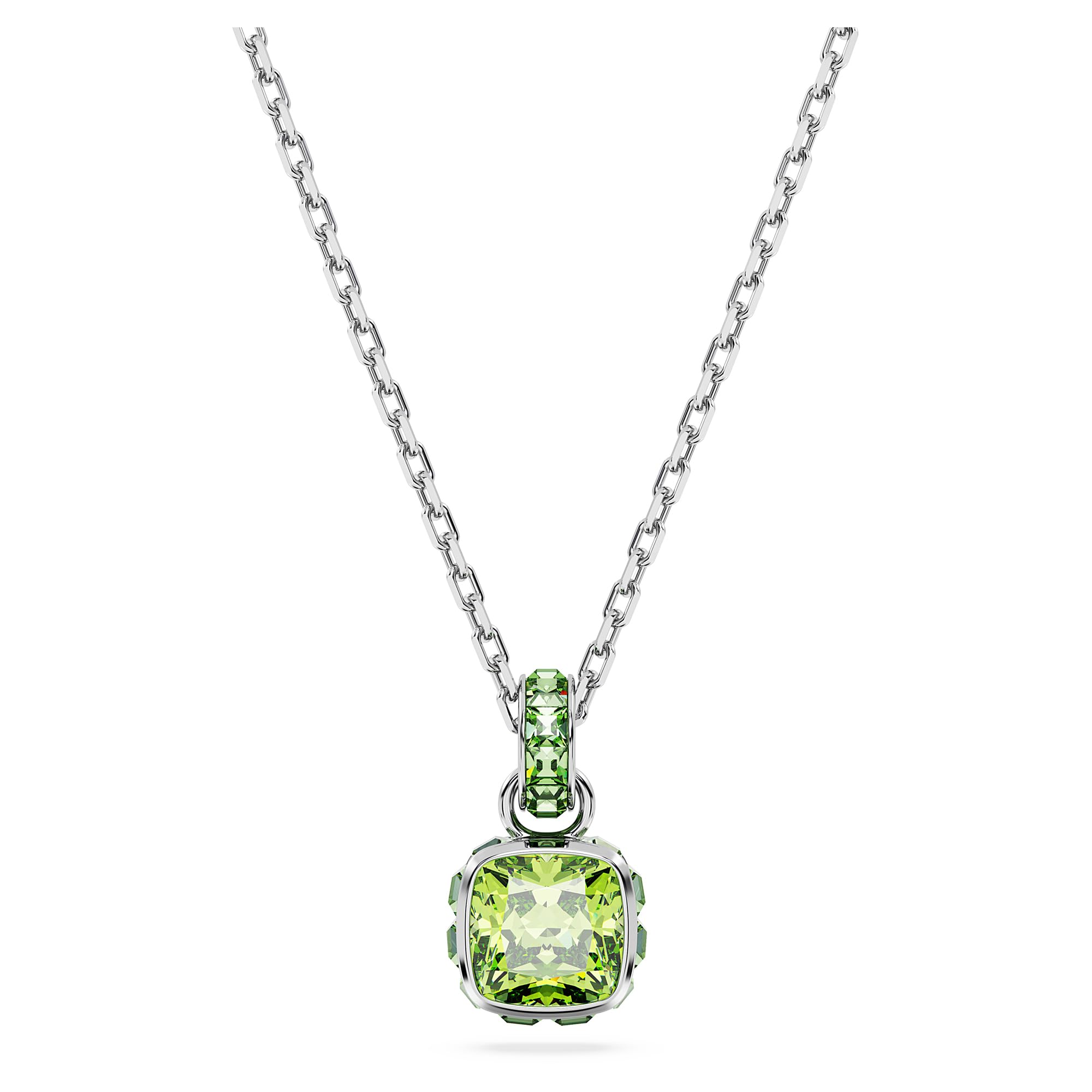 Foto 1 | Colgante De Cristal Verde Con Piedra Natal De Agosto De Swarovski - Venta Internacional.