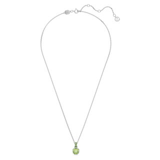 Foto 2 | Colgante De Cristal Verde Con Piedra Natal De Agosto De Swarovski - Venta Internacional.