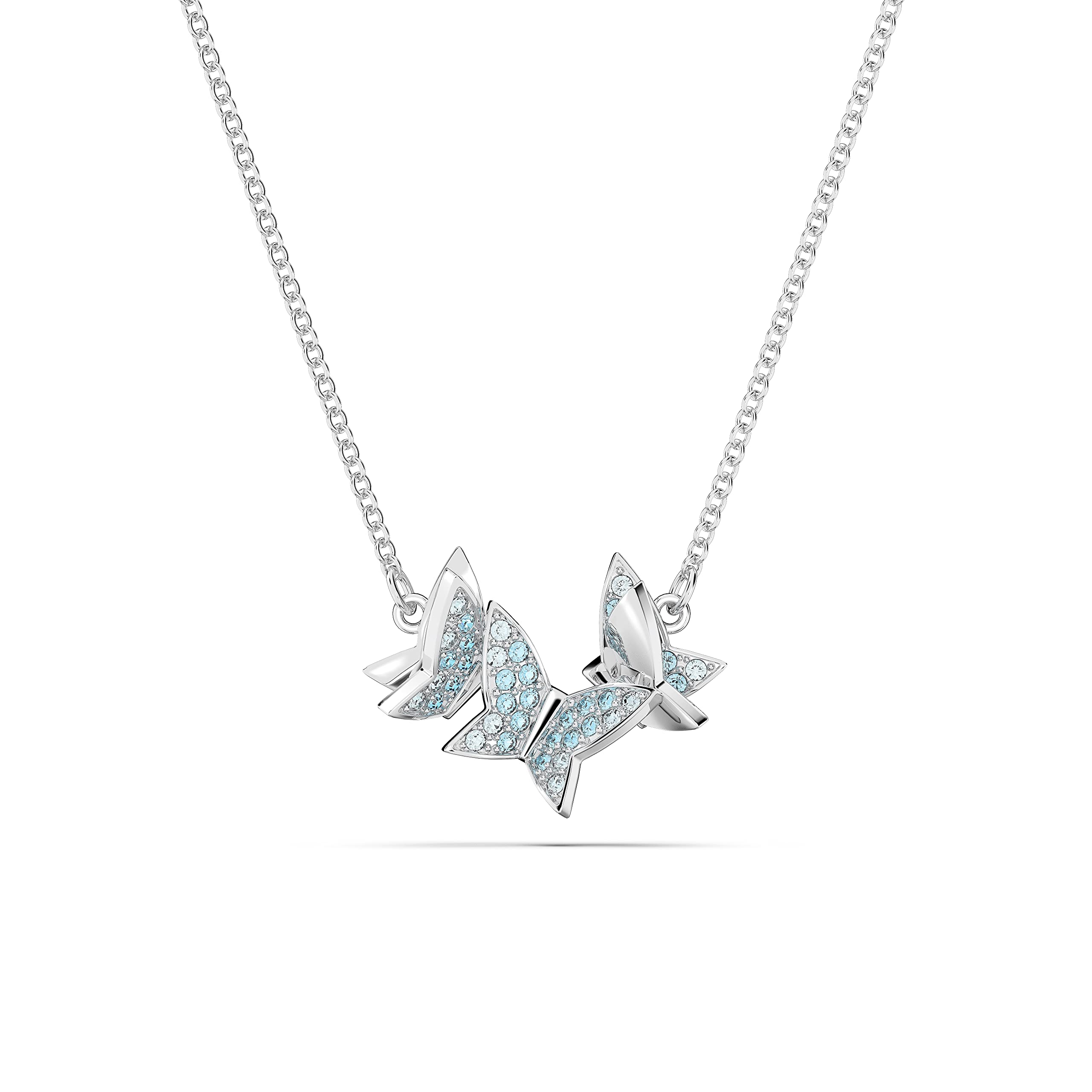Foto 1 | Conjunto De Joyas Swarovski Lilia Butterfly Collar Y Pendientes Azul - Venta Internacional.