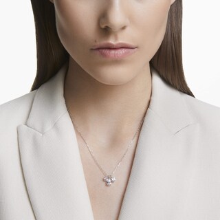 Foto 4 | Collar Con Colgante Mesmera De Swarovski Con Cristales Transparentes De Rodio - Venta Internacional.