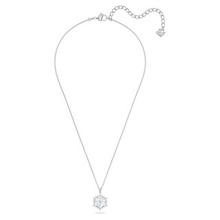 Foto 2 | Collar Con Colgante Mágico De Swarovski En Forma De Copo De Nieve Con Cristales Transparentes - Venta Internacional.