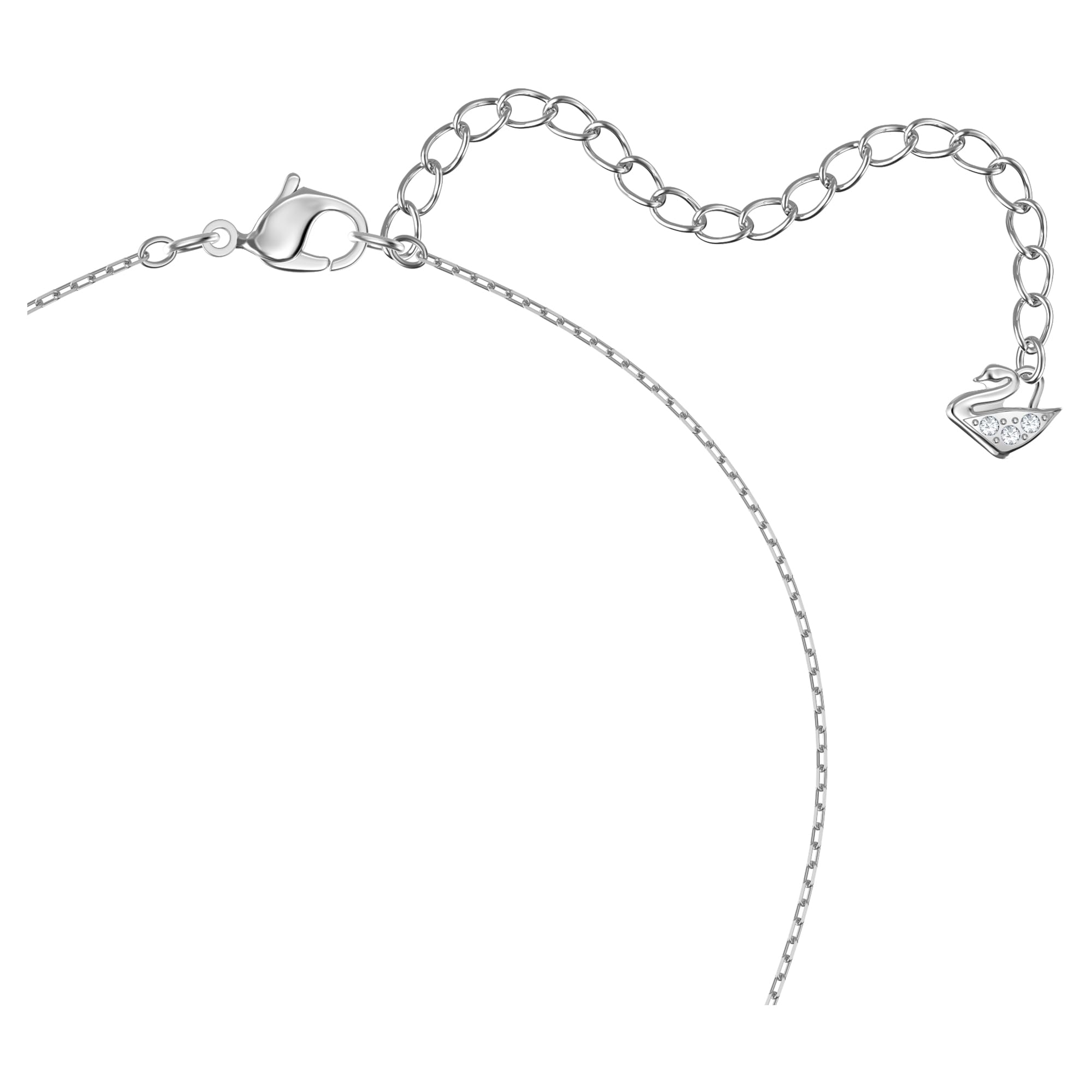 Foto 4 pulgar | Collar Con Colgante Mágico De Swarovski En Forma De Copo De Nieve Con Cristales Transparentes - Venta Internacional.