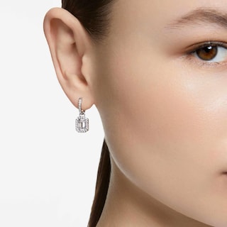 Foto 5 | Pendientes Swarovski Una Drop Octagon Violet/cristales Transparentes - Venta Internacional.